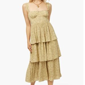 WeWoreWhat - Corset Poplin Moody Baroque Dress